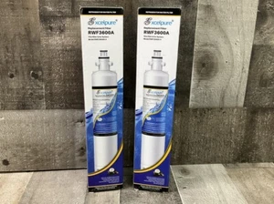 2 Pack Excelpure Refrigerator Water Filter for RWF3600A | NEW SEALED!! - Picture 1 of 4