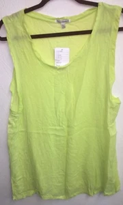 NUEVA Camiseta túnica sin mangas Lucca Couture grande L nueva con etiquetas rayón (B8) - Imagen 1 de 4