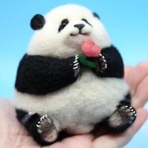 Needle Felting Kit, Panda Needle Felt, for Beginners DIY Wool Animals Felt Se√