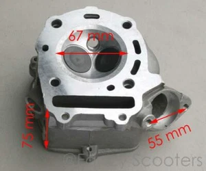 CONJUNTO COMPLETO DE CULATA PARA SCOOTER HONDA HELIX CN250 1986-2007 - Imagen 1 de 7