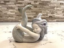 Vintage Lladro Figurine "Playing At Sea" Mermaid #18111 w/Box PRECIOUS!!
