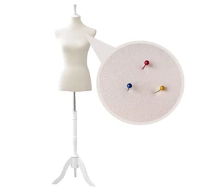 Nähpuppe Schneiderpuppe Schaufensterpuppe Schneiderbüste Gr.36/38| AH Weiß - Bild 1 von 6