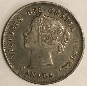 π QV Queen Victoria π Silver CANADA 5c 1899 (2) π¨π¦ - Picture 1 of 7
