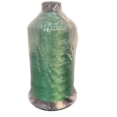 American & Efird Bonded Nylon Thread 16 Oz NWP Emerald Green Sewing & Embroidery - Image 1 of 4