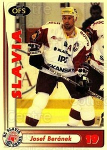 2001-02 Czech OFS Yellow Inserts #2 Josef Beranek
