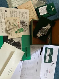 Genuine original Rolex 5513 1969 meters first 100% factory, full box set - Picture 1 of 11