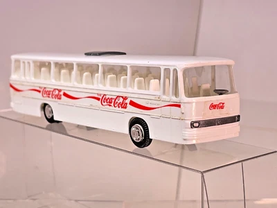 Stettnisch -  I.M.U.  Setra S 150 H Reisebus weiß  „Coca Cola“ - 1:87 - Bild 1 von 4