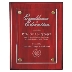 Acrylic Plaque Award, Glossy Finish, 11X13, Retirement Plaque, Graduation Award - Picture 1 of 1