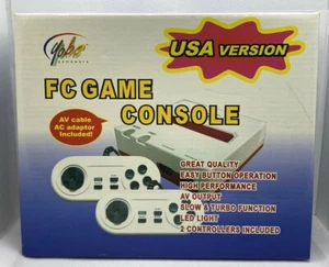 YOBO Gameware FC Game Console USA Version INDIGO/WHITE OT-8008 Used Very Good - Picture 1 of 12