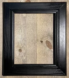 F003-244 1-3/4" Black Wood Picture Frame - Picture 1 of 2