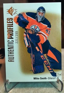 2021-22 SP Hockey GOLD! Authentic Profiles /399 Mike Smith AP-10 SHIPS TOPLOADED - Picture 1 of 2
