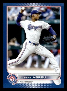2022 Topps Update #US101 Albert Abreu  Royal Blue
