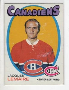 1971 TOPPS JACQUES LEMAIRE HOCKEY CARD - TOPPS - UPPER DECK - PINNACLE - Bild 1 von 1