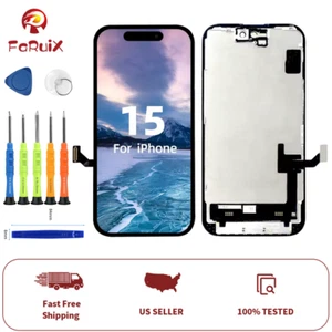 LCD Screen Replacement for iPhone 15 Touch Display Digitizer Frame Assembly /Kit - Picture 1 of 22