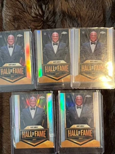 tops chome wrestling 2025 hall of fame kurt angle u get all 5 - Picture 1 of 2