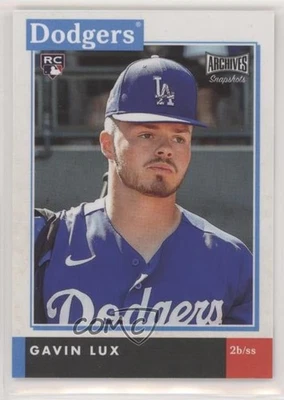 2020 Topps Archives Snapshots Gavin Lux #AS-GL Rookie RC - Image 1 of 2
