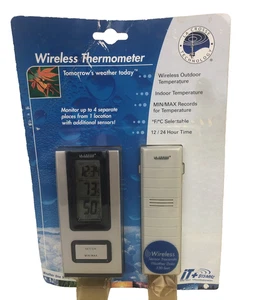 La Crosse Technology Wireless Digital Thermometer Indoor/Outdoor WS-9117-IT-CBP - Picture 1 of 6