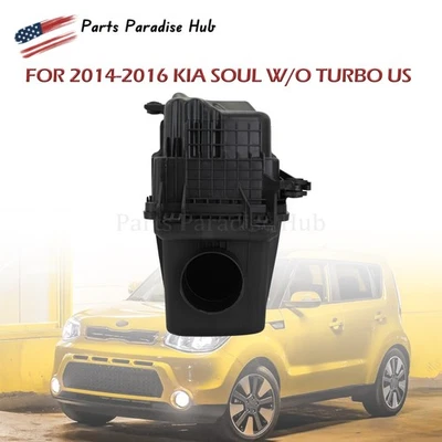 NEW For 2014-2016 Kia Soul W/O Turbo Air Cleaner Filter Box 28110B2000 US Foto 1 de 4