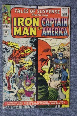 Tales of Suspense #66 1965 Red Skull origen COMBINAMOS ENVÍO BB56 Foto 1 de 3