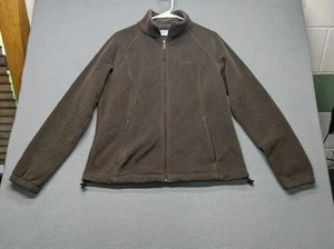 COLUMBIA SPORTSWEAR Full Zip Up Brown Fleece Jacket Women's Size XL - Picture 1 of 5