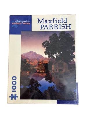 Maxfield Parrish RARE 1000 Piece Puzzle " The Mill Pond 1945" New Sealed 1995 - Image 1 of 2