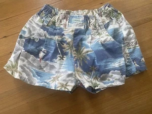 Vintage Beach Print Bugle Boys Girls Shorts Size Small - Picture 1 of 9