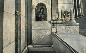 Jerusalem Israel Interior of the Sepulchre Postcard - Foto 1 di 2
