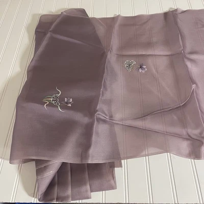 SILK Light Purple FABRIC 5 Yards x 21 Inches Wide or 180 Inches x 21 Wide - Image 1 of 4