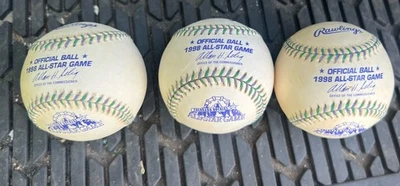 3 - 1998 MLB All Star Game Baseballs- Colorado Rockies -Omar Vizquel Autograph? - Image 1 of 4