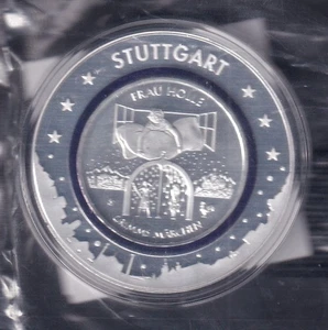 Bund, 20 Euro, Frau Holle, violetter Polymerring, 2021, "F",  st. (4320) - Picture 1 of 3