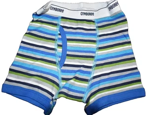 F7 !WOW! 2017 NWOT Gymboree Boys XS 4 Blue STRIPES Cotton Boxer Briefs Underwear - Picture 1 of 1