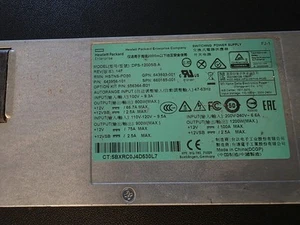 HP 1200W Server Power Supply DPS-1200SB A PSU – Tested – Clean – Bare Unit - Picture 1 of 4