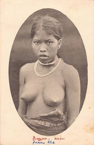 Laos - ETHNIC NUDE - Kha Woman - Publ. Laotienne Artistique & Sportive - - Laos - Picture 1 of 2