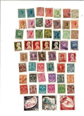 90 timbres anciens de MONACO - Photo 1/3