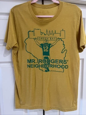 Arabella Kay Green Bay, Mr. Rogers Neighborhood, Аарон Роджерс. Футболка размер L - Изображение 1 из 3