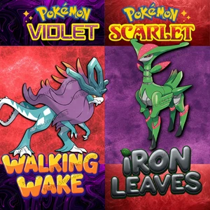 🌟 WALKING WAKE & IRON LEAVES EVENT UNTOUCHED 🌟 FOR POKEMON SCARLET & VIOLET - Picture 1 of 1