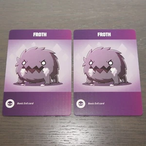 Tic Tac K.O. Cute vs Evil | 2 cartas de espuma malvada | Piezas de repuesto oficiales - Imagen 1 de 6