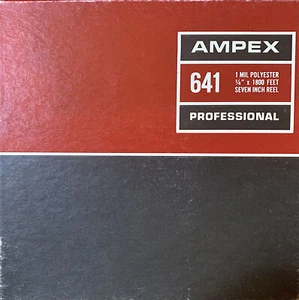 Ampex 641 Reel to Reel Recording Tape, LP, 7" Reel, 1800 ft - Picture 1 of 6