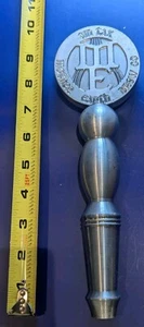 MOTHER EARTH SIN TAX Metal Draft Beer Tap Handle BOISE, iD IDAHO - Picture 1 of 5
