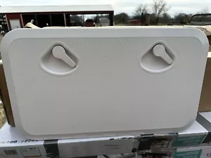 NEW SEAFLO MARINE BOAT DECK ACCESS HATCH & LID 23.9" X 13.9" WHITE 606mm x 353mm - Picture 1 of 2