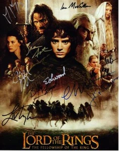 Ian McKellan Wood Astin Bloom +6 Signed 11x14 Photo Autographed Picture plus COA - Picture 1 of 1