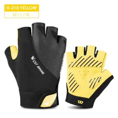 Summer Cycling Gloves Half Finger Motorcycle MTB Road Bike Gloves For Men Women - Image 1 of 4