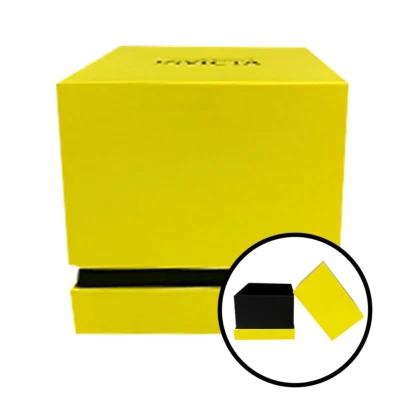Invicta Gift Box New for Watch / Bracelet (IPM418) Yellow / Black, Free Shipping - Image 1 of 4