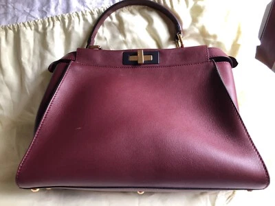 Used In Good Condition FENDI Peekaboo shoulder bag, Calf Leather - Image 1 of 4