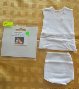Puppenunterwäsche  Hemd & Slip  für Puppen Gr.35-40cm  NEU