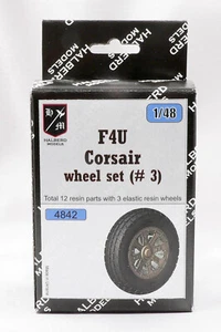 F4U Corsair Halberd Models wheels set #3 1/48 kit - Picture 1 of 11