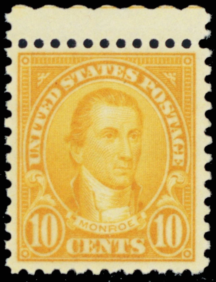 Variedad 642, como nueva NH 10¢ con cuatro rompedores de goma - Stuart Katz Foto 1 de 1