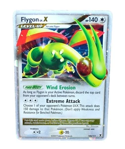 Flygon LV. X 105/111 Ultra Rare Rising Rivals 2009 - Pokemon Card TCG (MP) - Picture 1 of 8