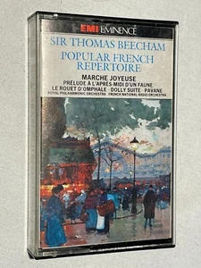 Sir Thomas Beecham - Popular French Repertoire - Audio Cassette Tape Album 1961 - Picture 1 of 3