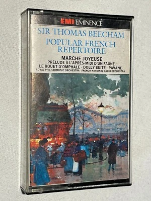 Sir Thomas Beecham - Popular French Repertoire - Audio Cassette Tape Album  1961 - Image 1 of 3